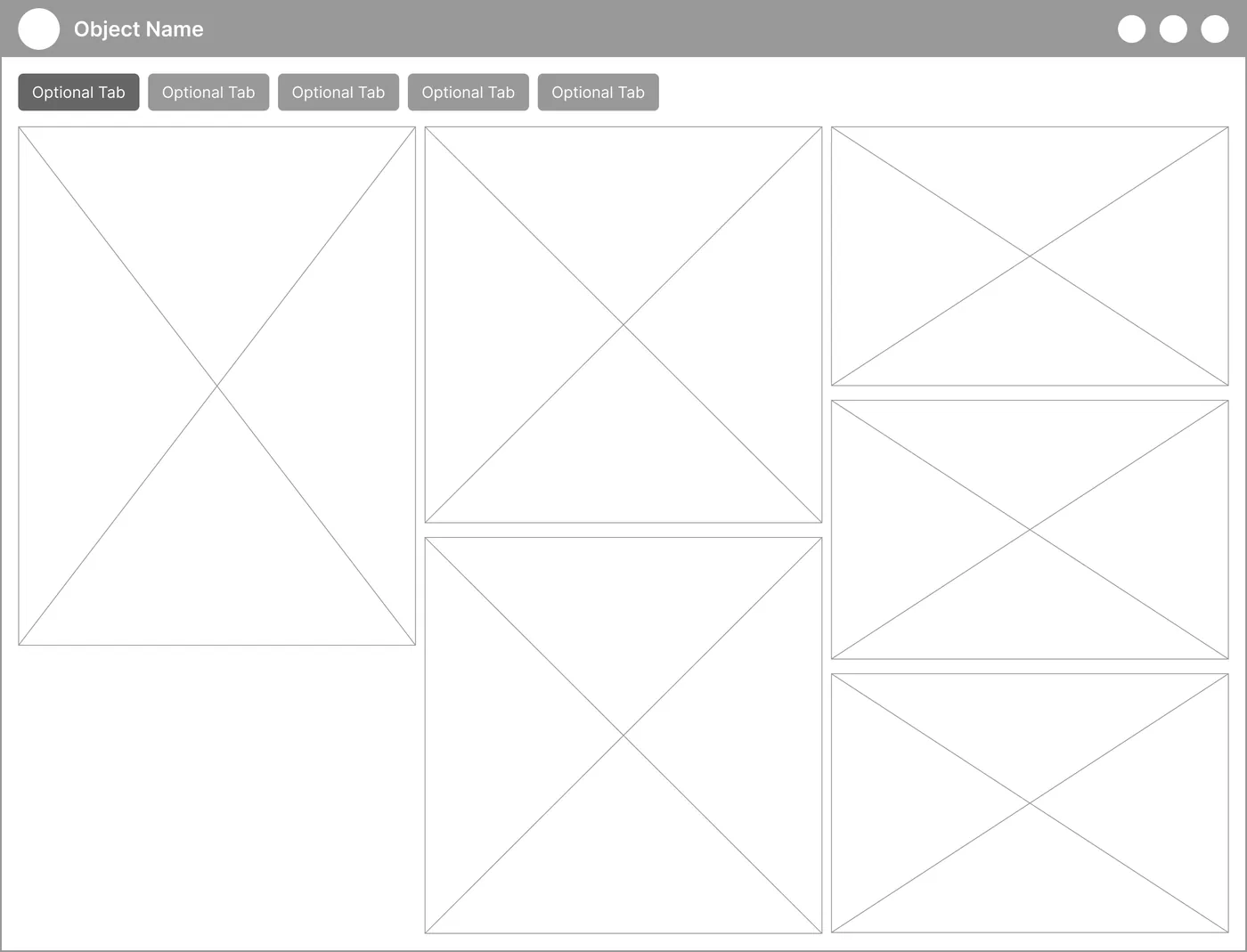 Wireframe: Object detail
