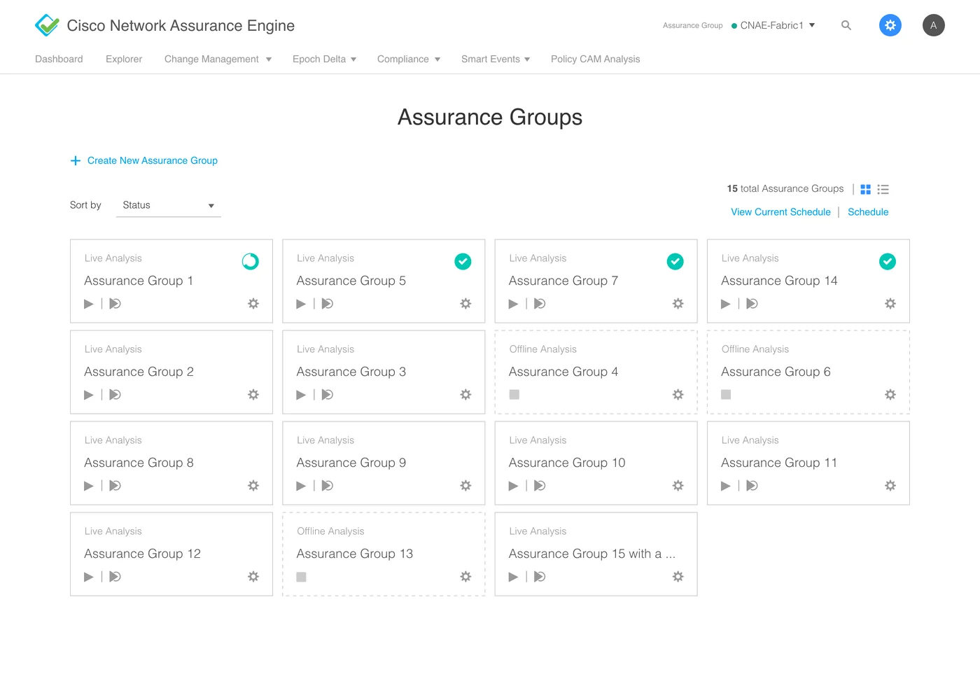 Final design: Assurance Groups