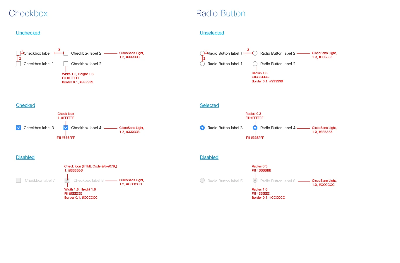 Component specification sheet 9 of 20