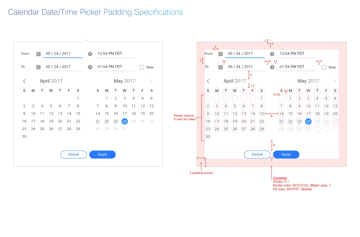 Component specification sheet 13 of 20